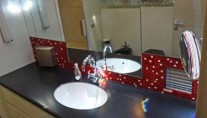 Sailing Catamaran LA SELLA DEL DIAVOLO -  Master Bathroom